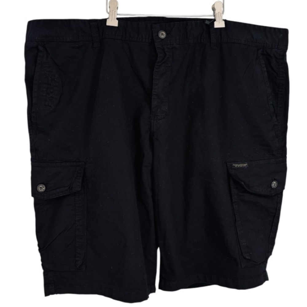 NWT QXL Classic Black Cargo Men Shorts Size 46
